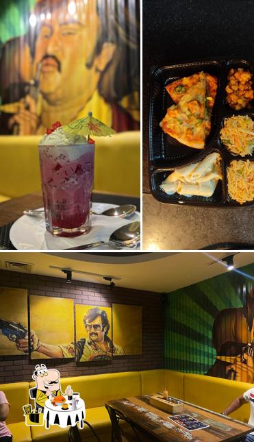 This is the image displaying food and interior at Superstar Pizza - Pure Veg