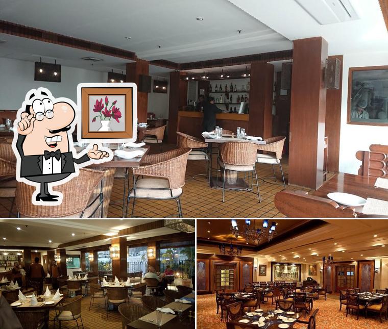 The interior of Zaffran