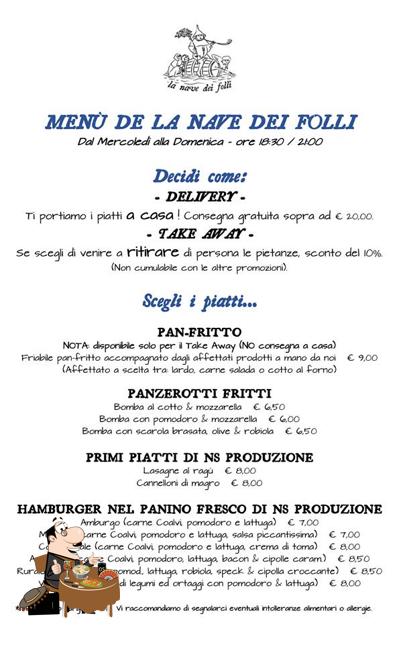 Cibo al La Nave dei folli