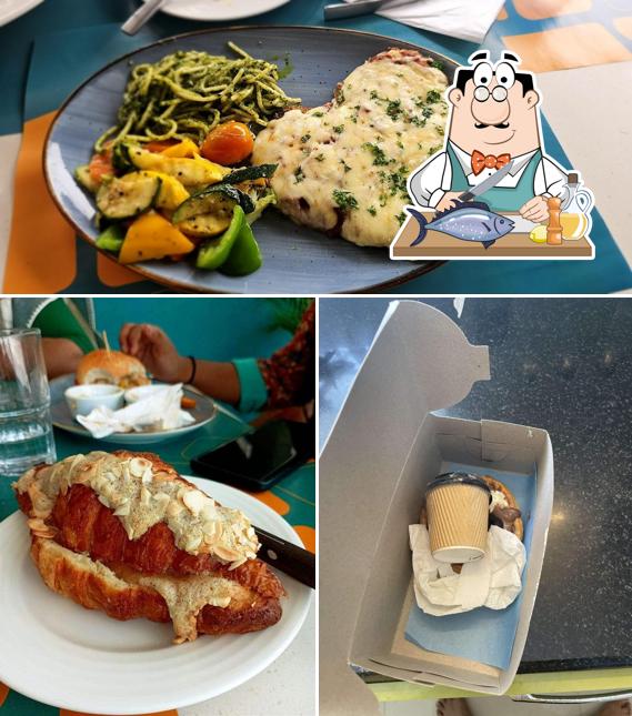 Grilled salmon at La Forno Cafe