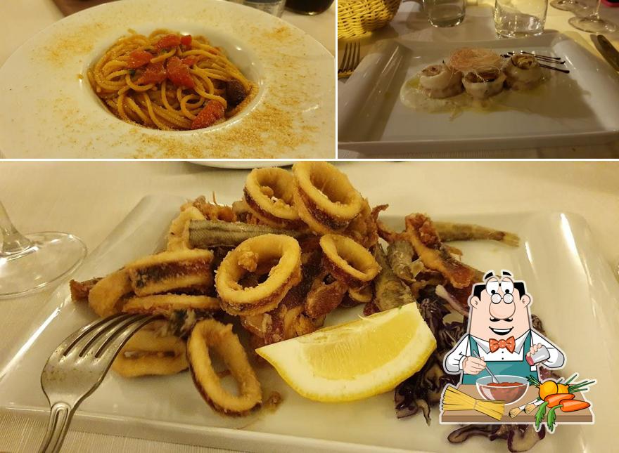 Spaghetti alla bolognese al il rosso e il mare