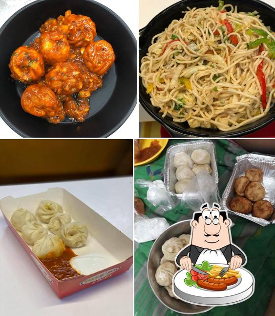 Food at Sam's Momos & Rolls