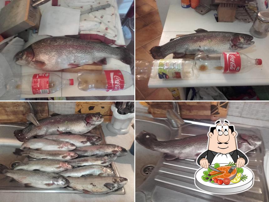 Il Panzerotto serve un'ampia scelta di piatti di pesce