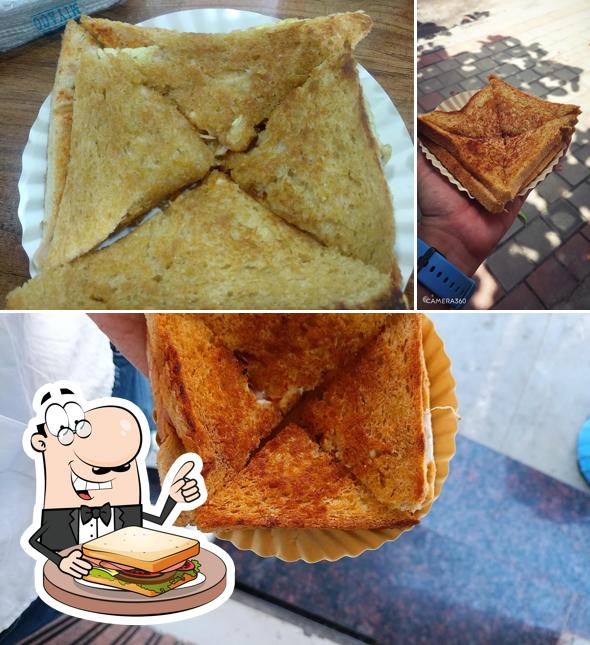 Grilled cheese sandwich at Sandwich Guru