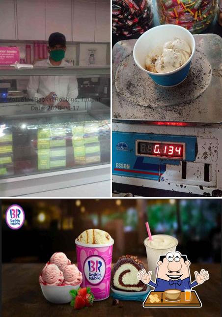 Clam chowder at Baskin Robbins - Ice Cream Desserts