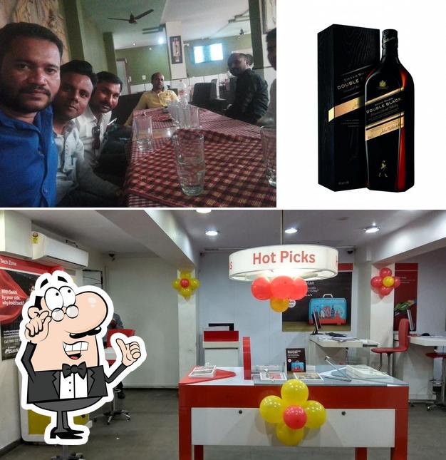 Among different things one can find interior and wine at Pride Bar & Restaurant