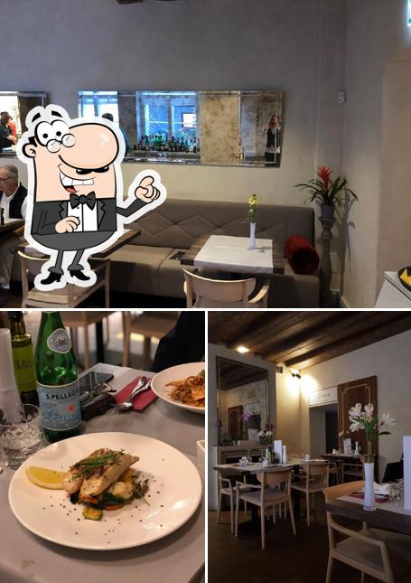 Installez-vous à l'une des tables de Restaurant Da Rocco