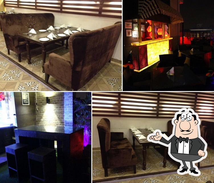 Take a seat at one of the tables at D'Casa