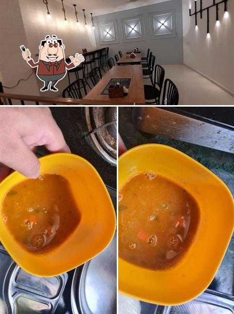 Among various things one can find food and interior at KitFul Cafe