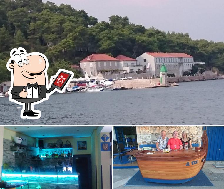 La immagine di esterno e interni da Cafe Mare Croaticum