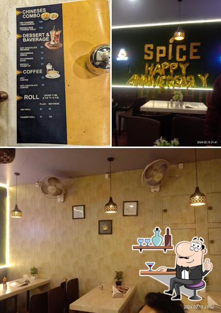 The interior of Spice Cafe & Restaurant