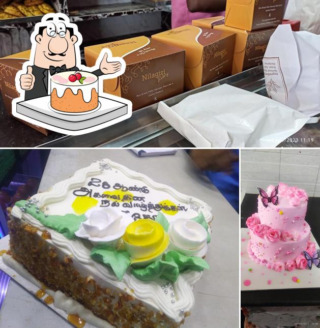 Carrot cake at Nilagiri Bakery