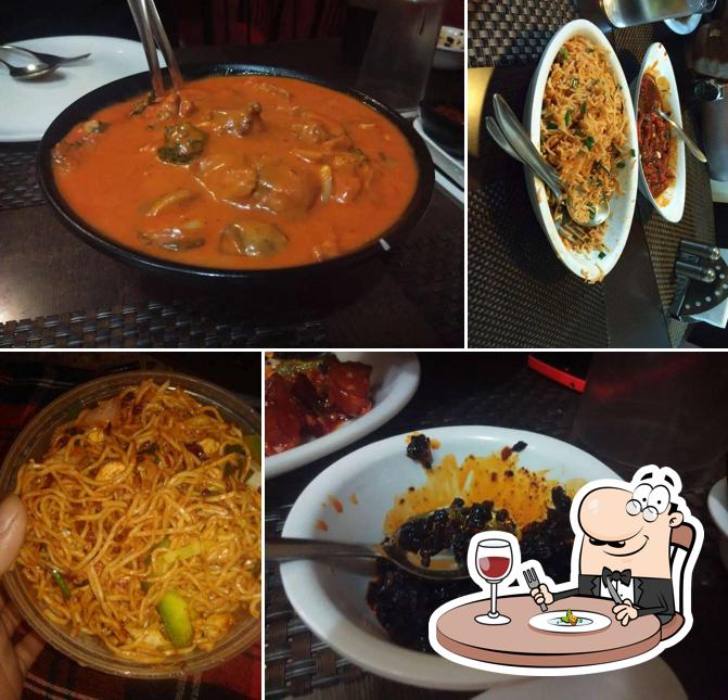 Food at King Chilli Oriental Restaurant