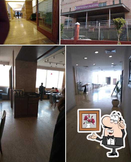 Take a seat at one of the tables at Bridge Restaurant & Bar