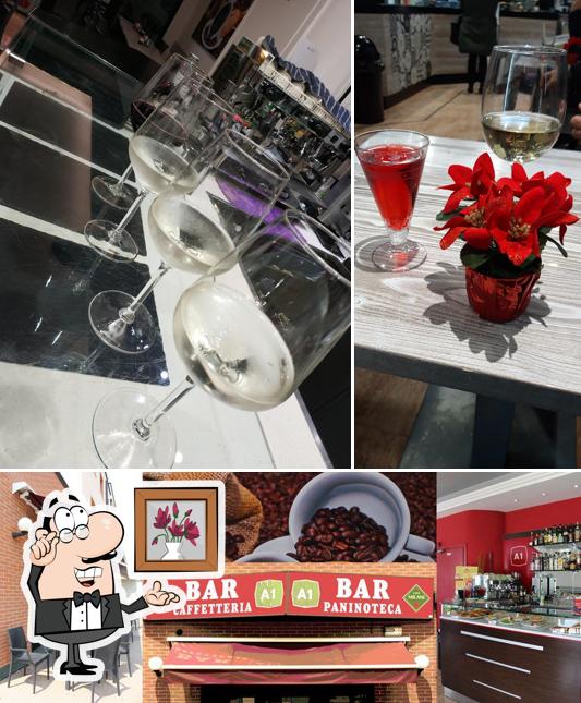 Gli interni di Bar A1