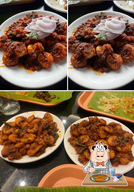 Chicken wings at Varambil Oru Naadan Adukkala