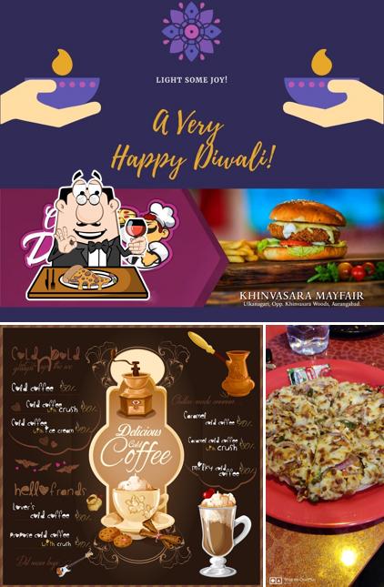 Order pizza at Cafe Delicious Dream