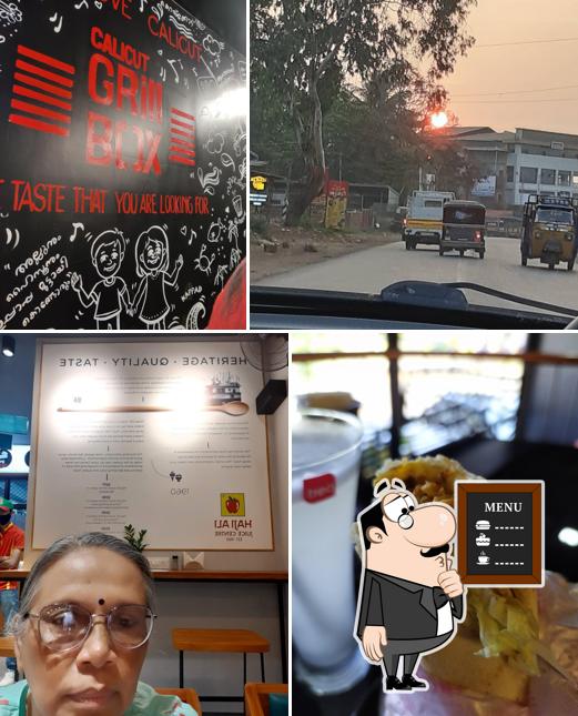 Check out the menu on the blackboard