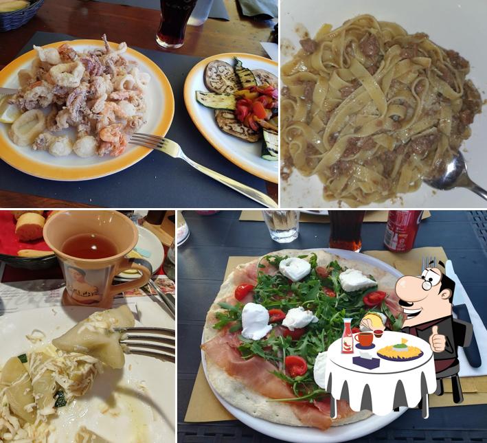 Piatto di formaggi al Pizzeria Luna Rossa-Carnia