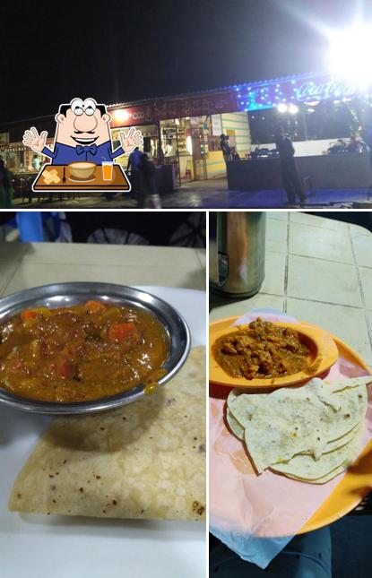 This is the image depicting food and interior at Sai Sri Ganesh Food Plaza