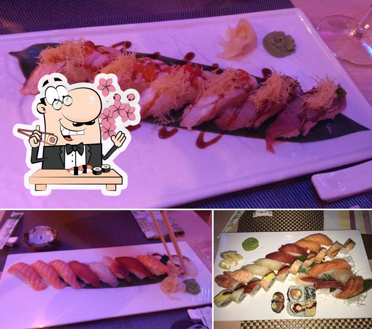 Ordina le diverse opzioni di sushi