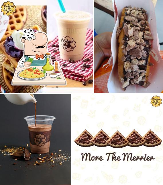 Food at The Belgian Waffle Co