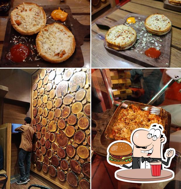 Try out a burger at The Hidden Place Cafe