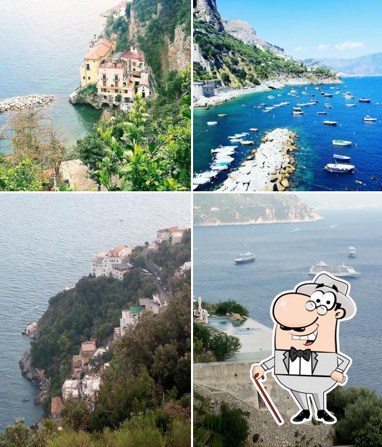 Puoi goderti l'aria fresca da seduto all'esterno di Bar Santa Rosa & Bistrò