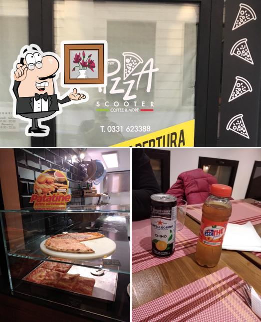 Dai un'occhiata agli interni di Pizza Scooter Coffee & More