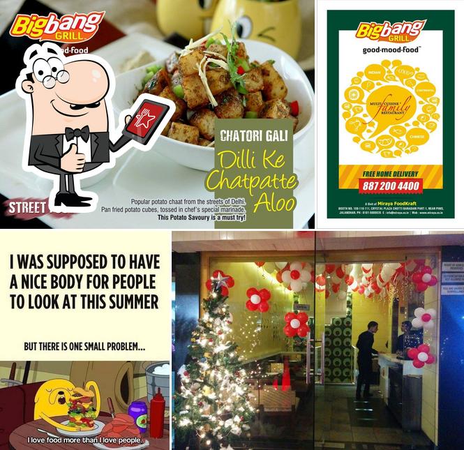 Look at the picture of Big Bang Grill