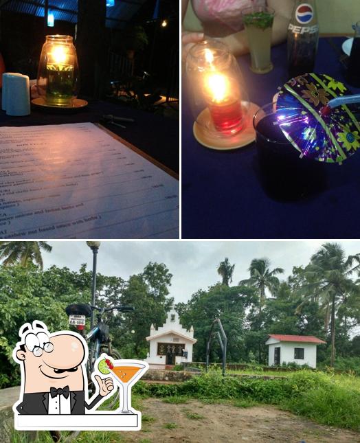 Among different things one can find drink and exterior at Rasa