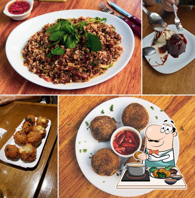 Falafels em Restaurante Copa Green