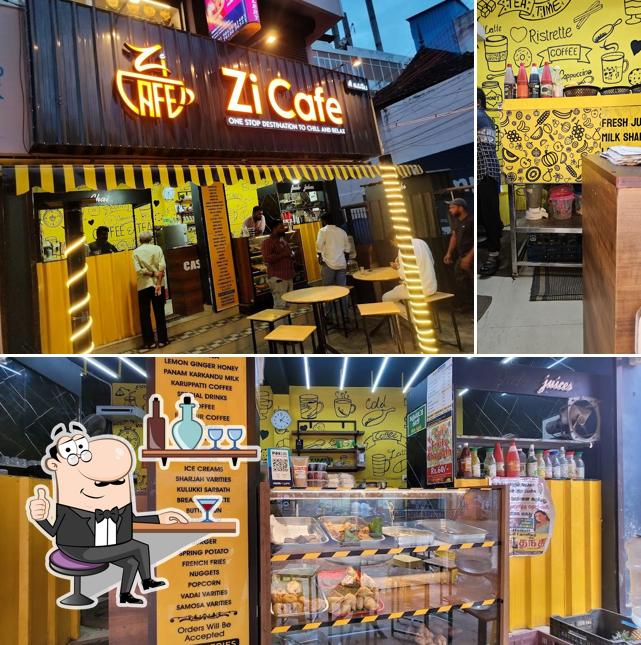 The interior of Zi Cafe