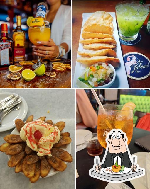 Platos en Salomé Bar Tijuca