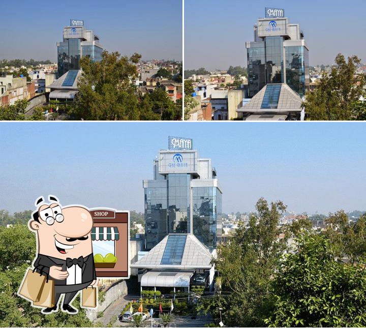 Enjoy the view outside The Maya Hotel