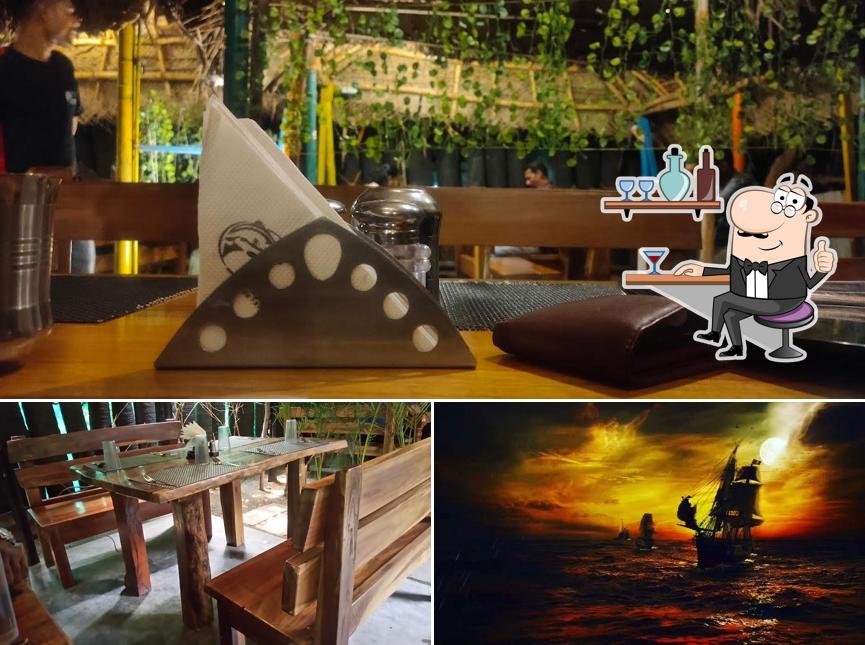 This is the picture depicting interior and exterior at Thoondil The Family Restaurant