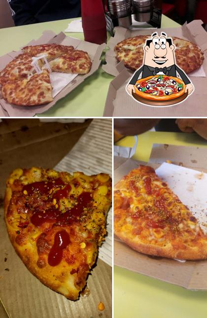 Get pizza at Domino's Pizza New Adarsh Nagar, Durg