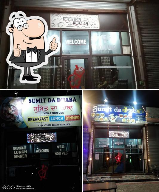 Here's a picture of Sumit Dhaba