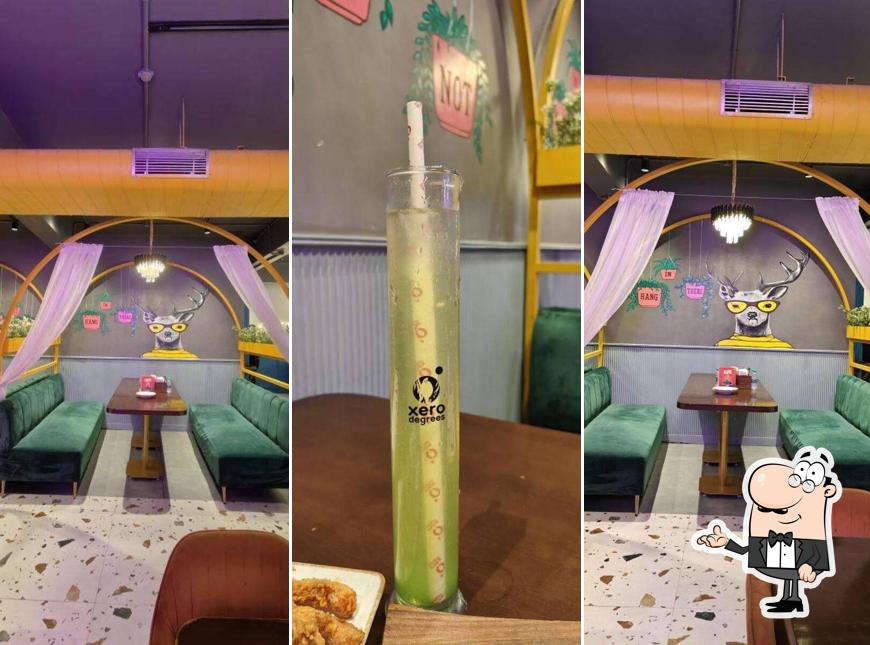 Take a seat at one of the tables at Xero Degrees