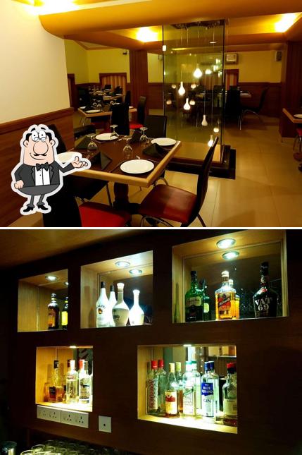 Take a seat at one of the tables at Betty's Kitchen