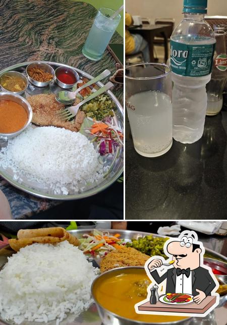 Food at Krupa Restaurant