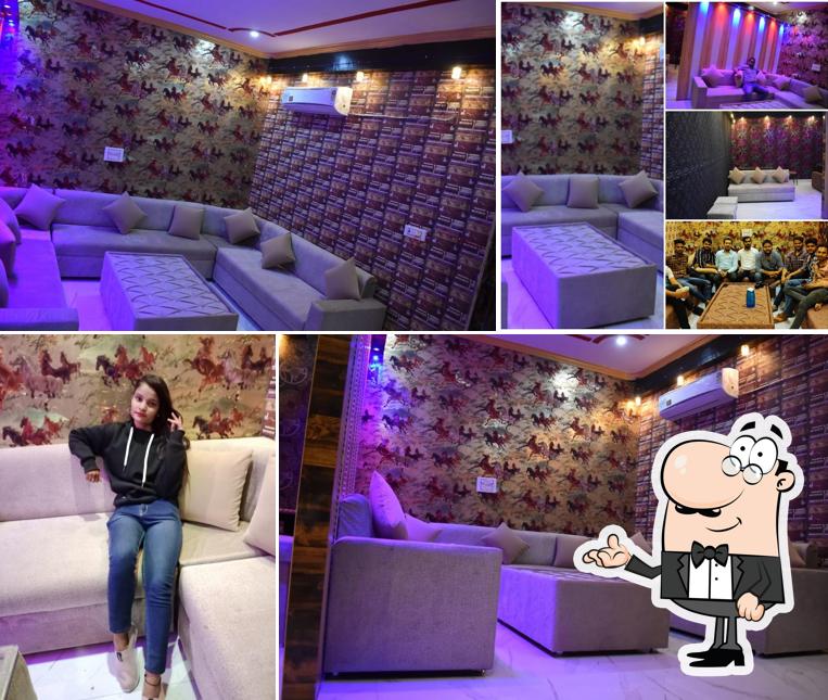 The interior of Crown cafe & restorant