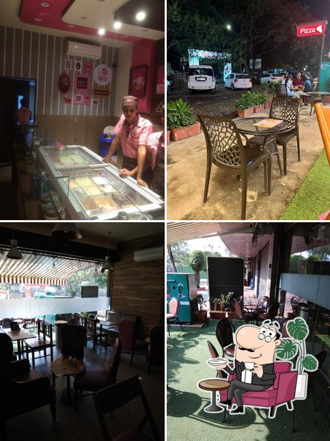 The interior of Cream Stone Ice Cream Concepts