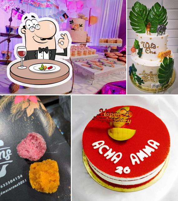 Food at D macarons Cakes