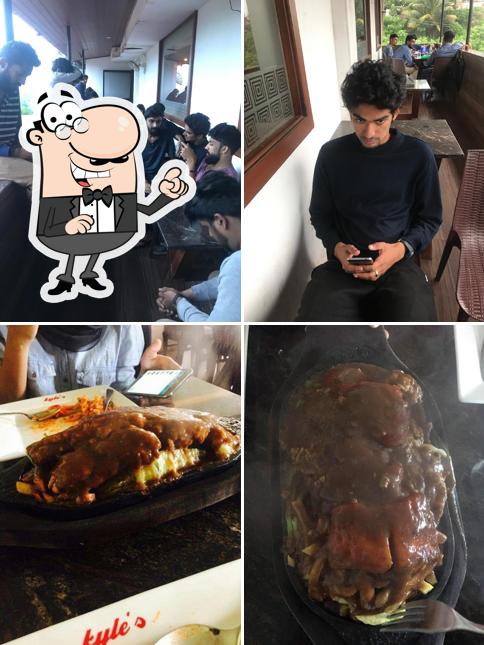 The interior of Kyle's