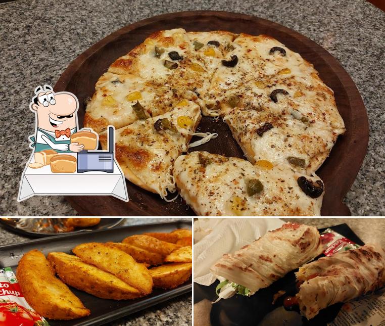 Garlic bread at Mud Cups, Coimbatore