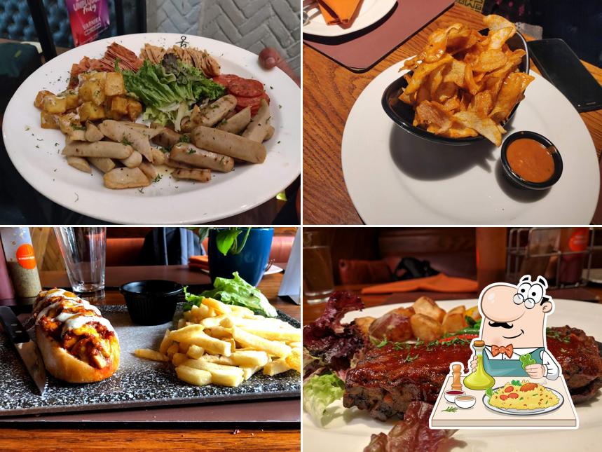 Food at Smokeys BBQ and Grill