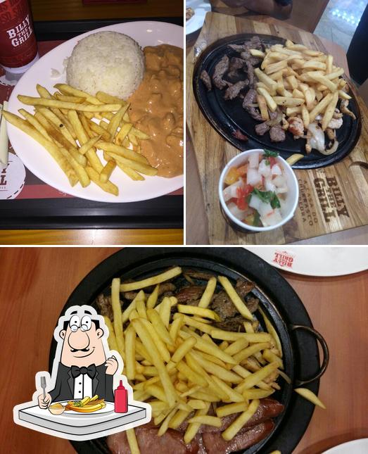 Peça cbatatas fritas francesas no Billy The Grill