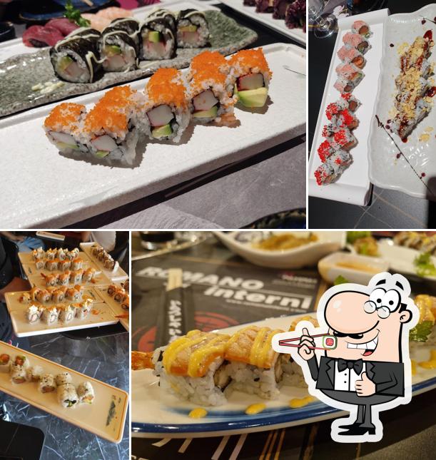 Scegli le diverse opzioni di sushi