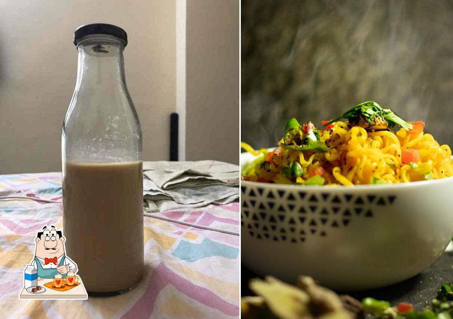 Enjoy a beverage at Nutry Cafe